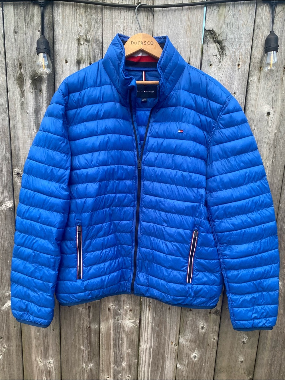 Tommy Hilfiger Packable Puffer Jacket Mens Blue